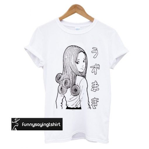 Tomie Junji Ito Uzumaki t shirt