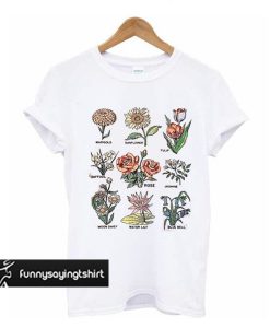 Wild flower t shirt