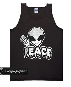 alien peace tank top