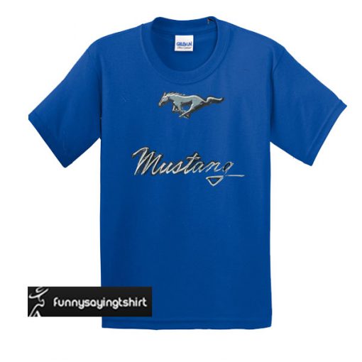 mustang logo t shirt