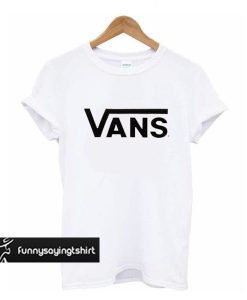 white vans t shirt