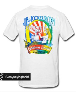 80s JL's Locker Room Catalina Island Sunset Mermaid t shirt back