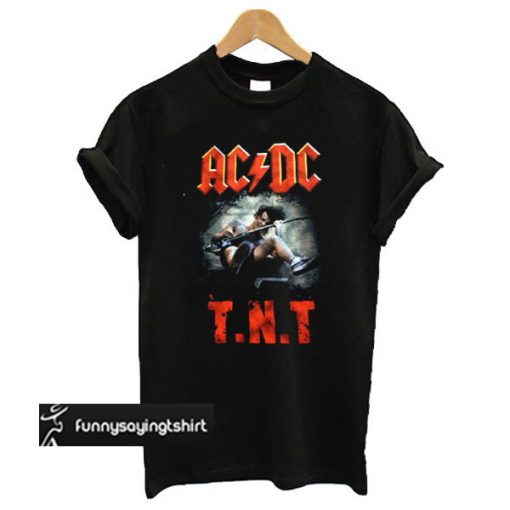 AC-DC TNT Heavy Metal Rock & Roll Music t shirt