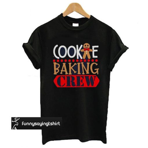 Cookie Baking Crew Matching Xmas t shirt