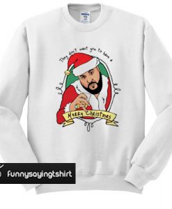 DJ Khaled Christmas sweatshirt