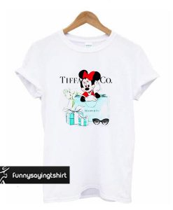 Disney Minnie Mouse Tiffany & CO t shirt