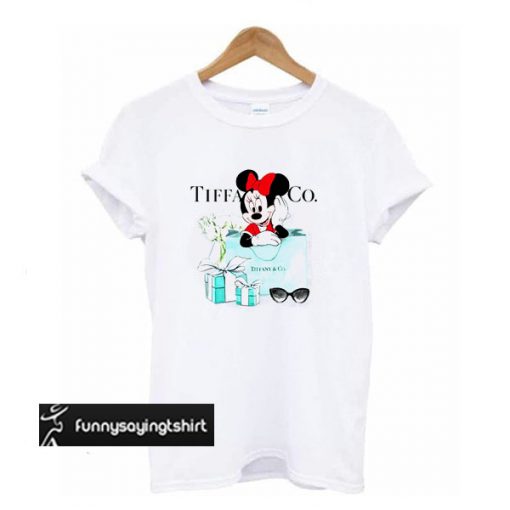 Disney Minnie Mouse Tiffany & CO t shirt