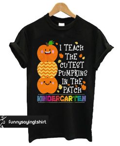 I teach the cutest pumpkins in the patch Kindergarten t shirt