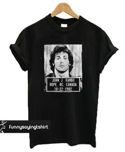 John J. Rambo Mugshot T-Shirt