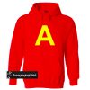 Letter A Red hoodie