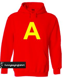 Letter A Red hoodie