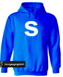 Letter S Blue hoodie