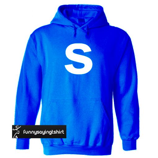 Letter S Blue hoodie