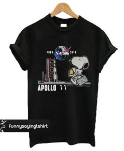 Nasa 1969 2019 Apollo 11 Astronaut Snoopy t shirt