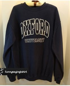 Oxford University sweatshirt