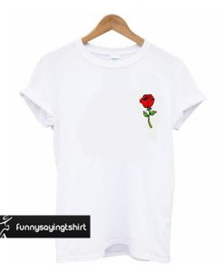 Rose Pocket t shirt