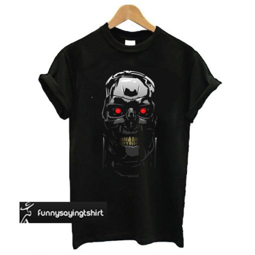 Terminator skull t shirt