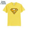 Yellow Superman Logo t shirt