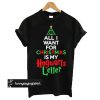 all i want christmas is my hogwarts letter t shirt