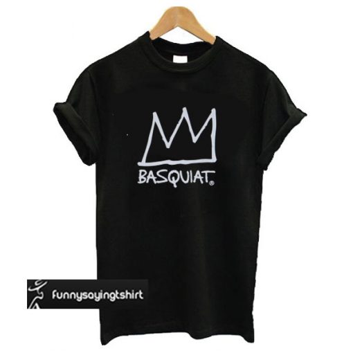 basquiat t shirt black