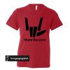 share the love youth t shirt