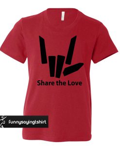 share the love youth t shirt