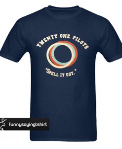 twenty one pilots spell it out t shirt