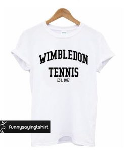 wimbledon tennis est 1877 t shirt