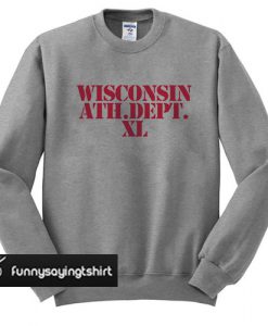 wisconsin athletic dept sweatshirt