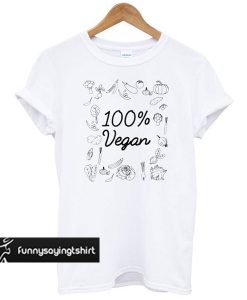 100% Pure Vegan – World Vegetarian Day t shirt