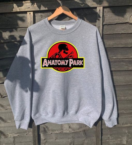 Anatomy Park Jurassic inspired spoof adults unisex sweatshirt