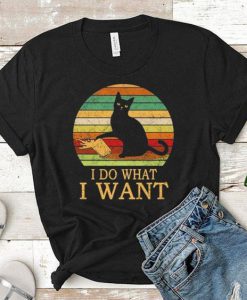 Black Cat t shirt