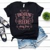 Born to Ride Glitter t shirt