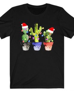 Cactus Lover Merry Christmas t shirt