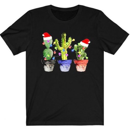 Cactus Lover Merry Christmas t shirt