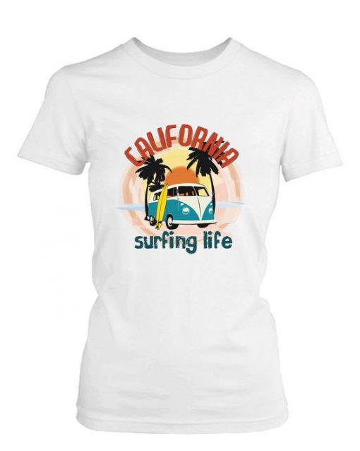 California Surfing Life t shirt