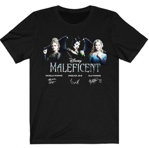 Disney Maleficent 2 Cast Signature t shirt