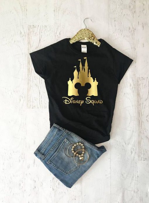 Disney Squad Shirts, Disney Shirts For Women, Girls Disney Trip Shirts, Women Disney t shirt