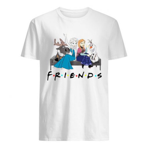 Friends TV show Frozen character t shirt