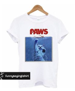 Funny Jaws Parody Cats Kittens Movie t shirt