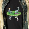 Funny Rick Morty Cosplay Reflection Breaking Bad t shirt