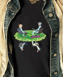 Funny Rick Morty Cosplay Reflection Breaking Bad t shirt