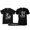 HER JOKER HIS HARLEY COUPLE T SHIRT