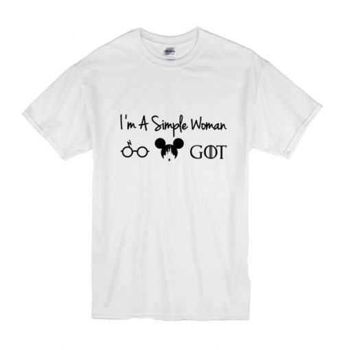 I'am a Simple Woman t shirt