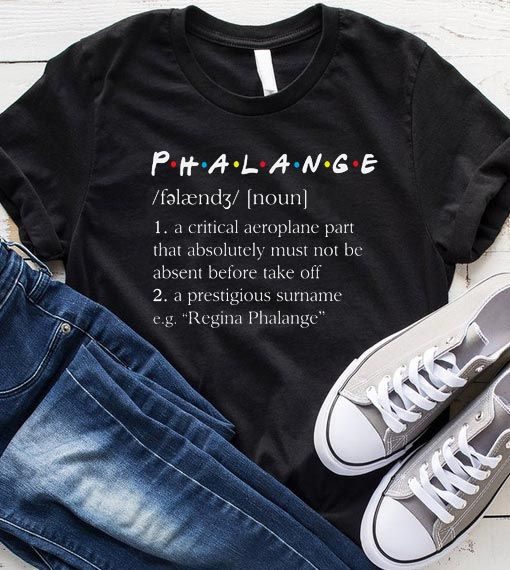 Phalange Friends Dictionary Friends TV Shows t shirt