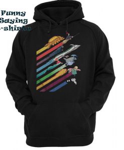 Rainbow Studio Ghibli hoodie
