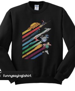 Rainbow Studio Ghibli sweatshirt