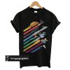 Rainbow Studio Ghibli t shirt