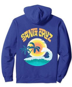 Retro Santa Cruz hoodie back