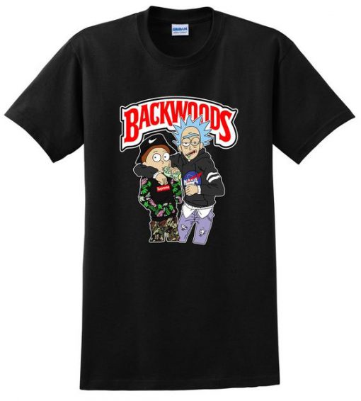 Rick and Morty Backwoods t shirt